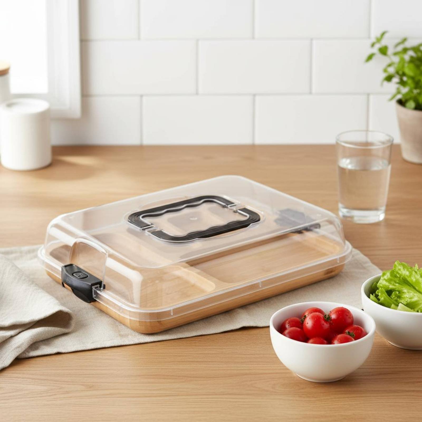 Meal Prep Glass Containers With Lids - Boîte alimentaire en verre réutilisable avec