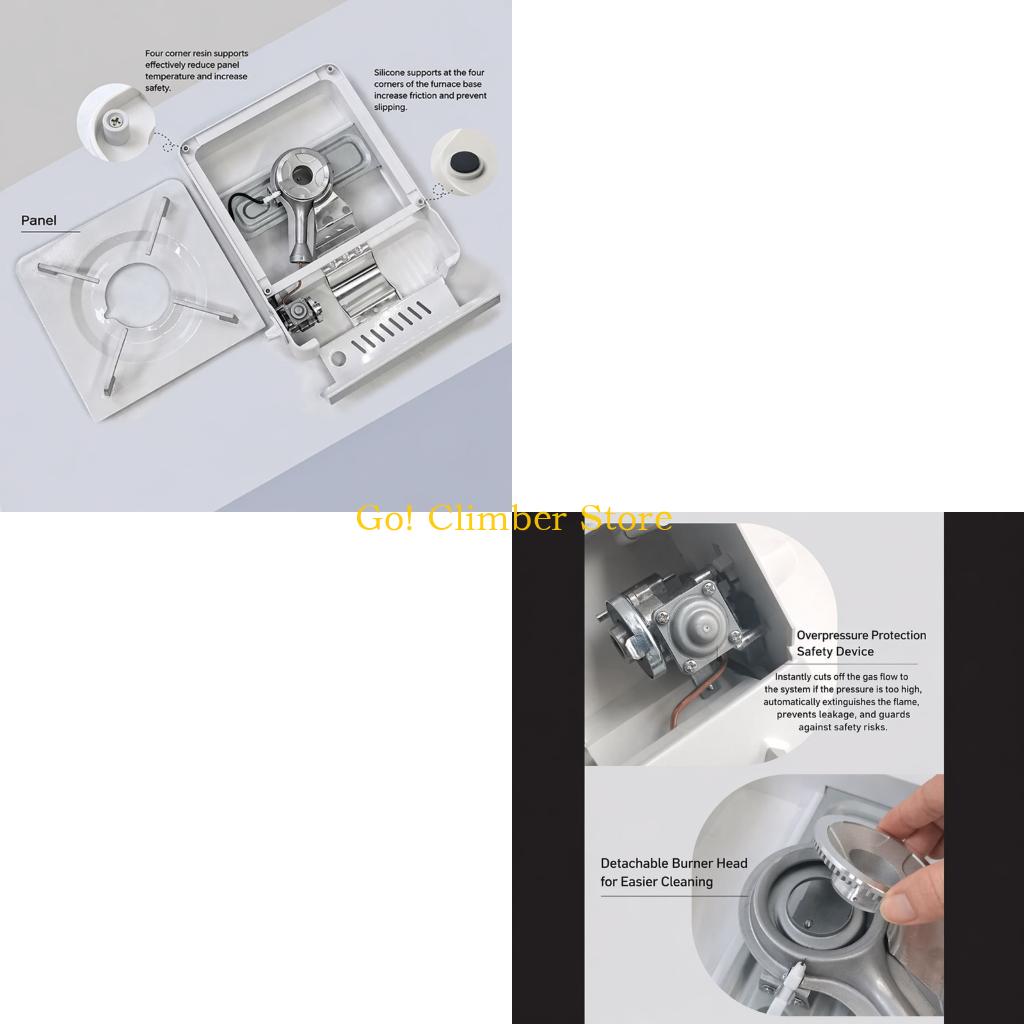 Meal Preparation - Cuisinière d'extérieur Q84C pour campings Tables