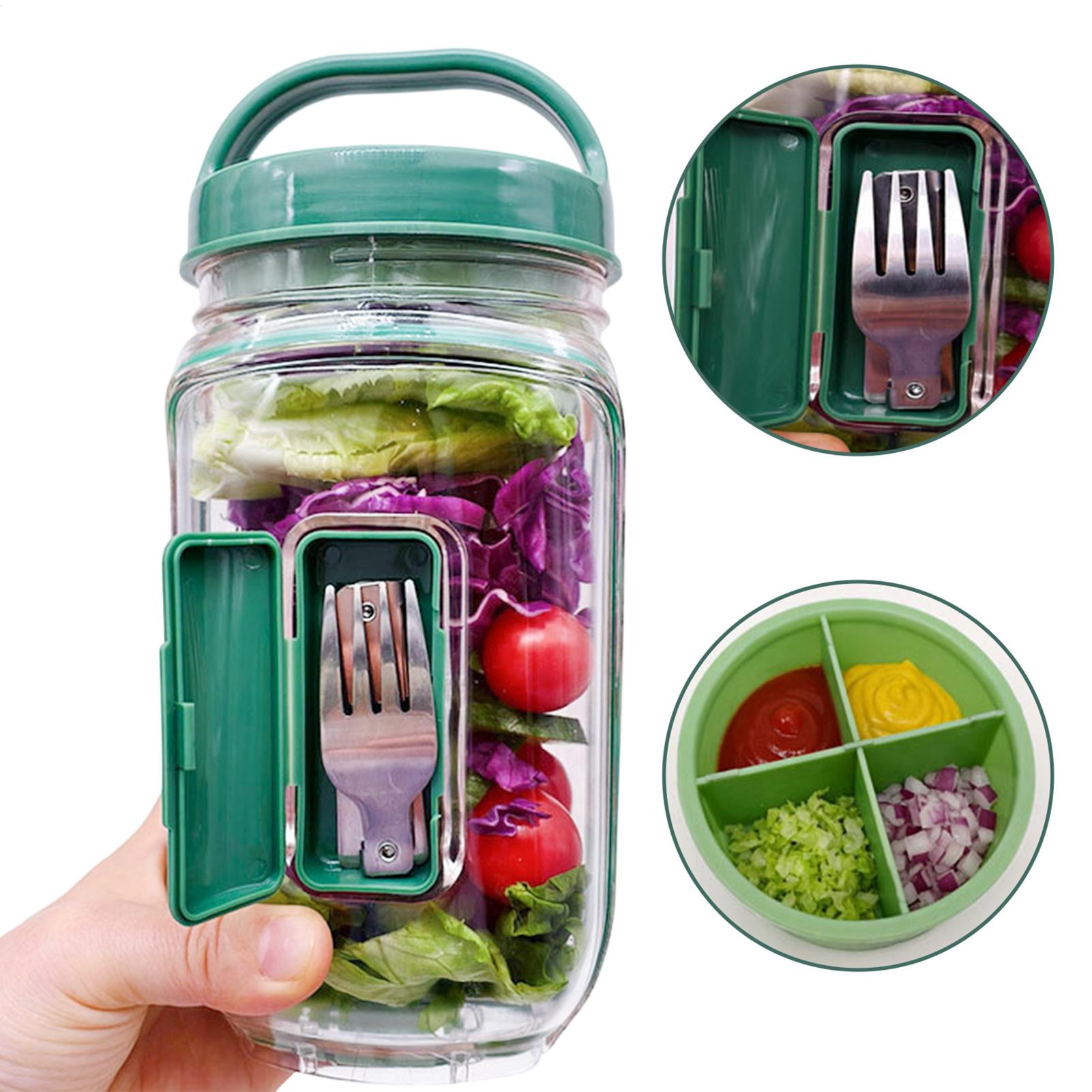 Meal Prep Gym - Boîte à salade avec ouverture latérale