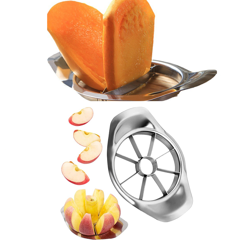 Mango Splitter Tool - Coupe-mangue en acier inoxydable, trancheur de