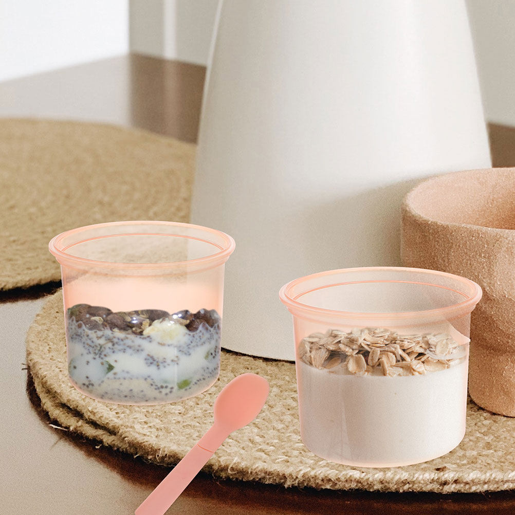Meal Prep Gym - Lot de 2 pots à overnight