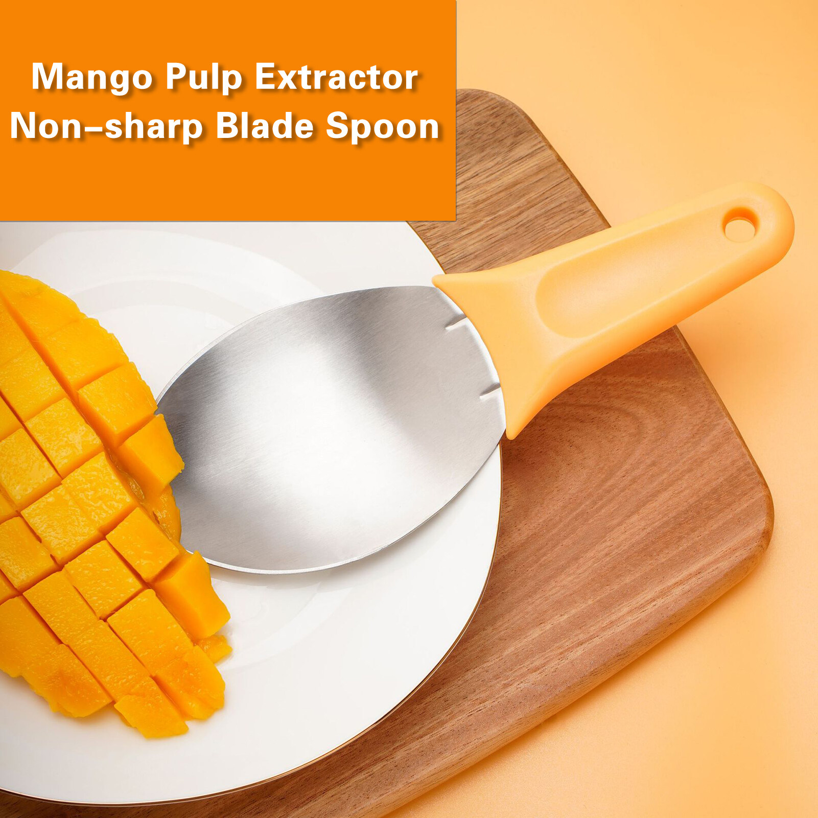 Mango Splitter Tool - Cuillère à éplucher les fruits multifonctionnelle,