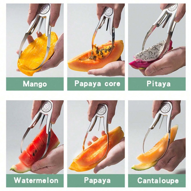 Mango Splitter Tool - Séparateur de mangue en acier inoxydable,