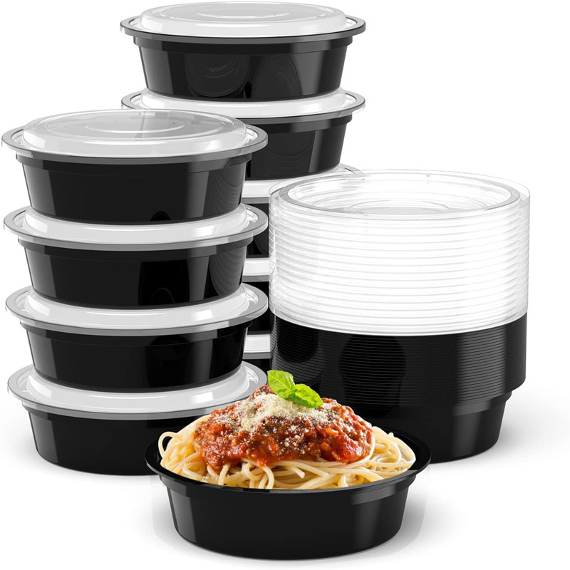 Meal Prep Tupperware - Conteneur de préparation de repas rond