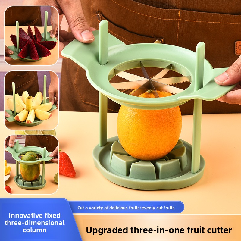 Mango Splitter Tool - Coupe-fruits ménager trois-en-un : trancheur de
