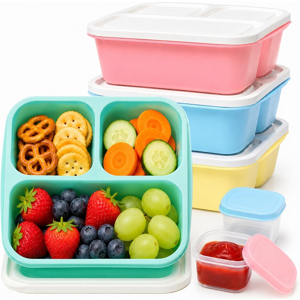 Meal Prep Healthy Lunch - Boîte à bento à 3 compartiments