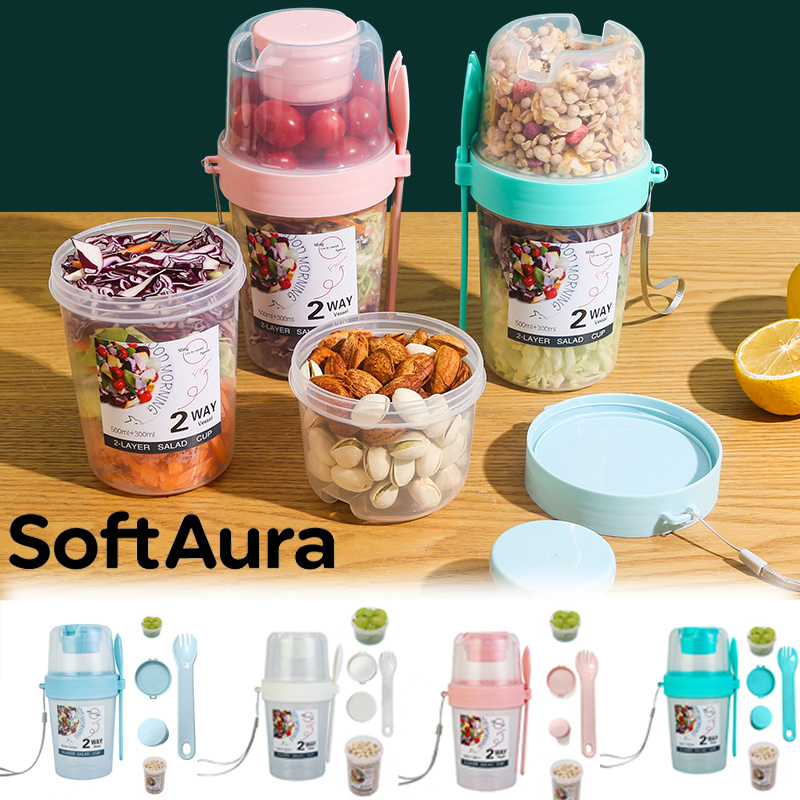 Meal Prep Bowl - SoftAura Breakfast On The Go Cups