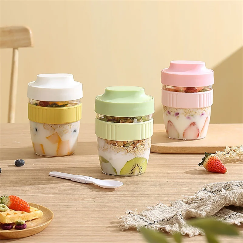 Meal Prep Tupperware - Tasse de petit déjeuner Portable 480/570ml,