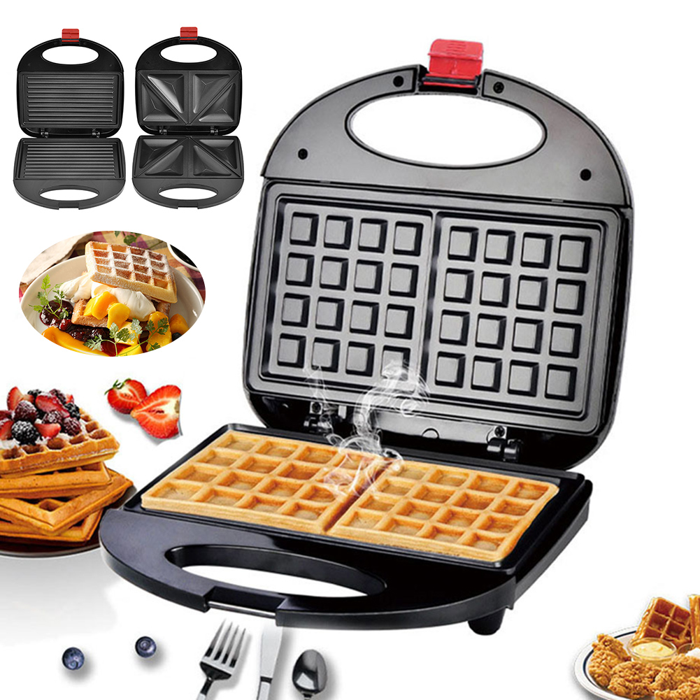 Breakfast Sandwich Press - Sandwichs Toaster Press 750W Sandwichs Press