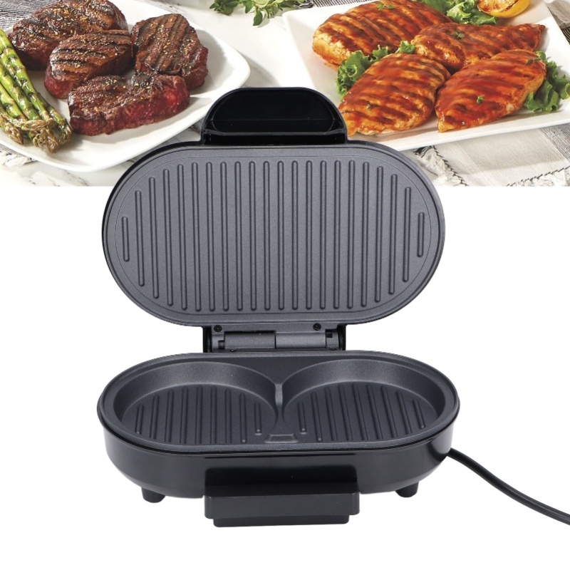 Breakfast Sandwich Press - Grill électrique pour steak 750W, machine