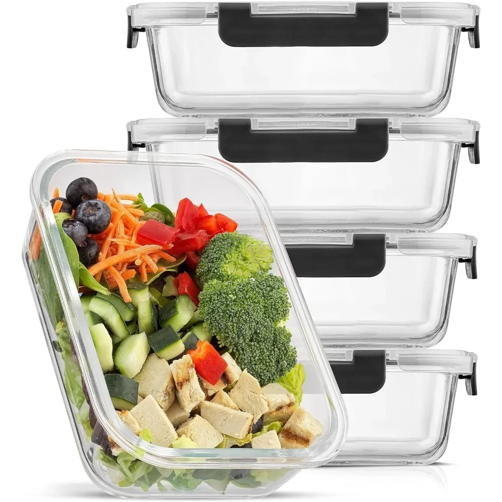 y Conteneurs de conservation d - Meal Prep Glass Containers With Lids avis et prix