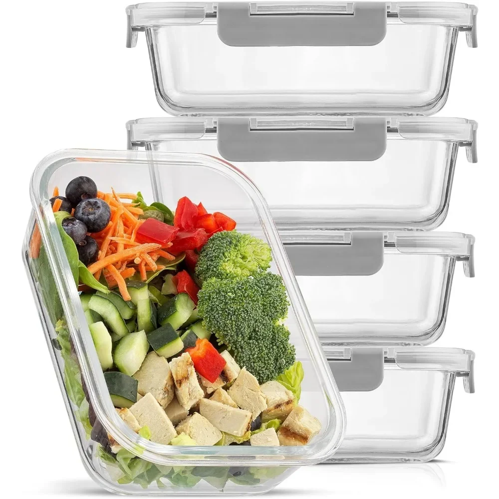 y Conteneurs de conservation d - Meal Prep Glass Containers With Lids avis et prix