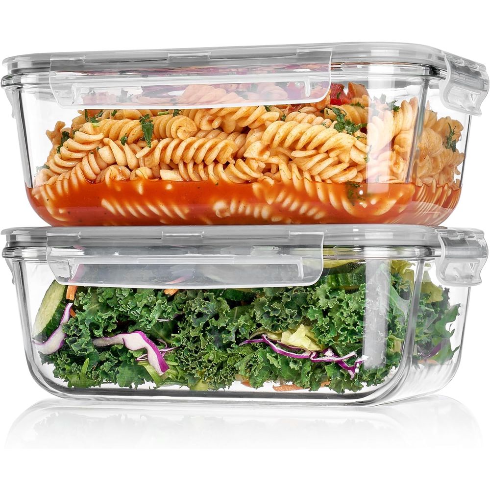 Contenants de stockage en verr - Meal Prep Glass Containers With Lids avis et prix