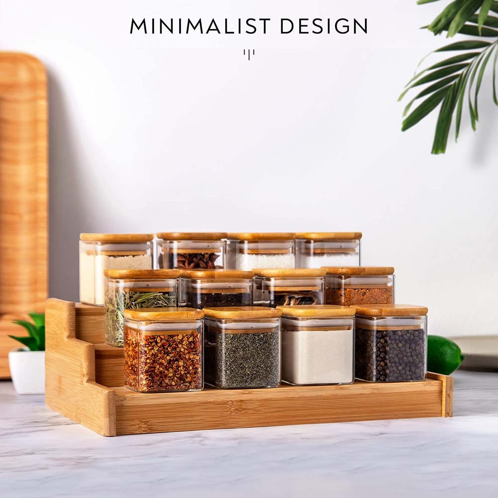 Bocaux à Épices Carrés en Verr - Meal Prep Glass Containers With Lids avis et prix