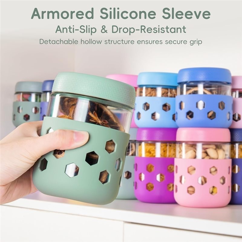 Bocaux en verre souple avec co - Meal Prep Glass Containers With Lids avis et prix