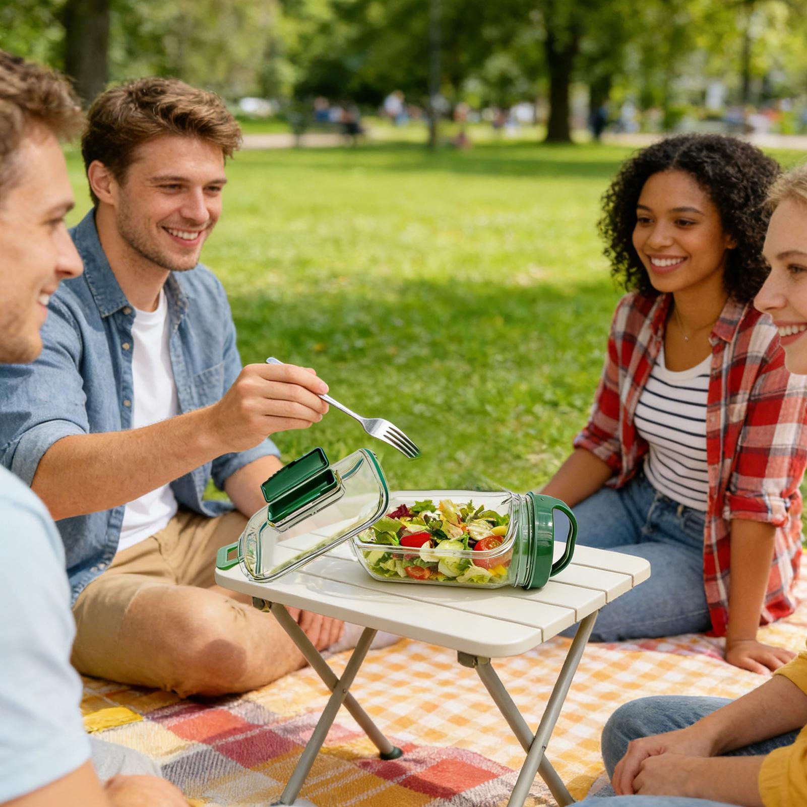 Boîte à salade avec ouverture  - Meal Prep Gym avis et prix