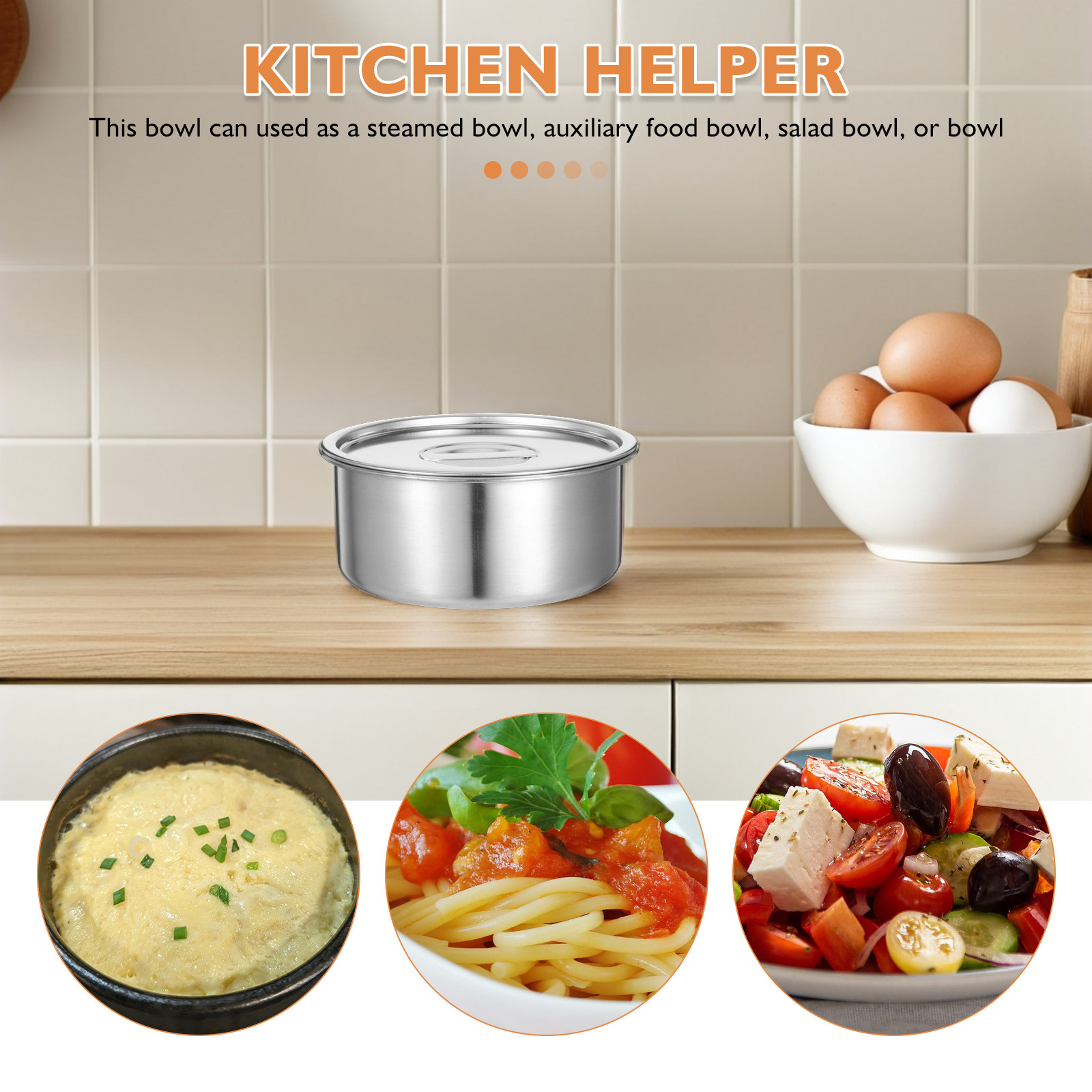 Bol à œufs vapeur en acier ino - Meal Prep Bowl avis et prix