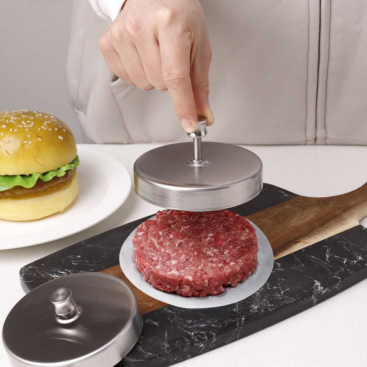 Moule à galettes de bœuf en ac - Rice Ball Mold avis et prix