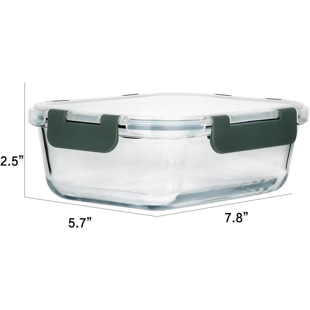 Lot de 8, contenants en verre  - Meal Prep Glass Containers With Lids avis et prix
