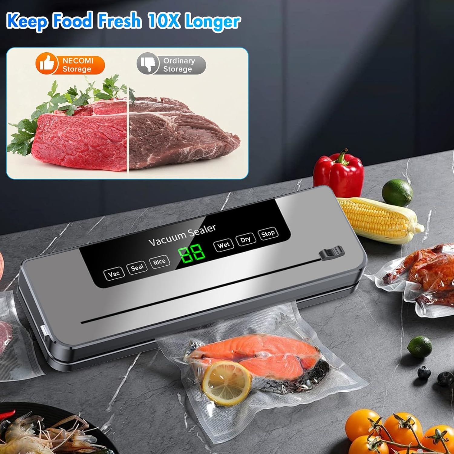 Machine de scellage sous vide  - Meal Prep Vacuum Seal avis et prix