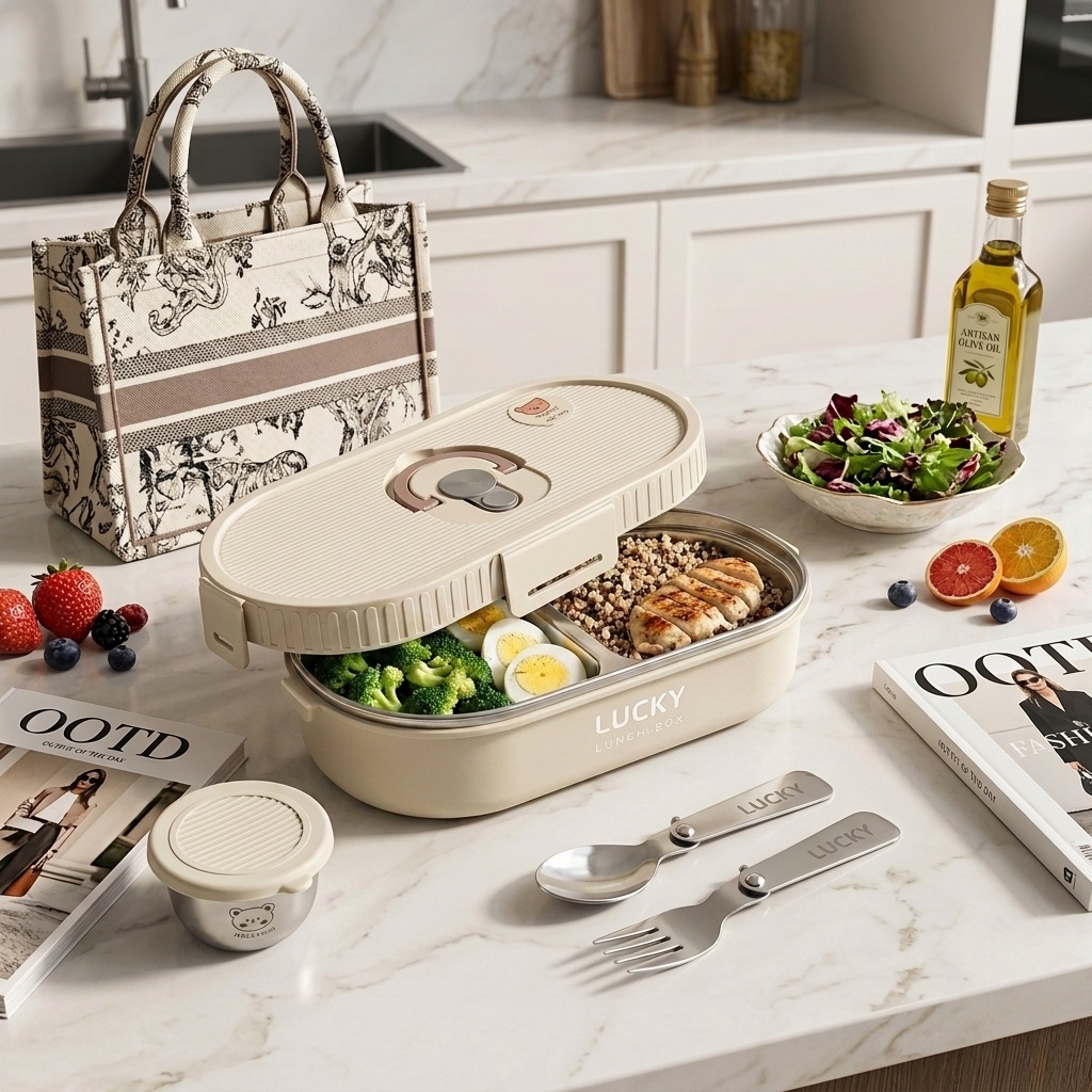 Boîte à lunch bento en acier i - Meal Prep Bowl avis et prix