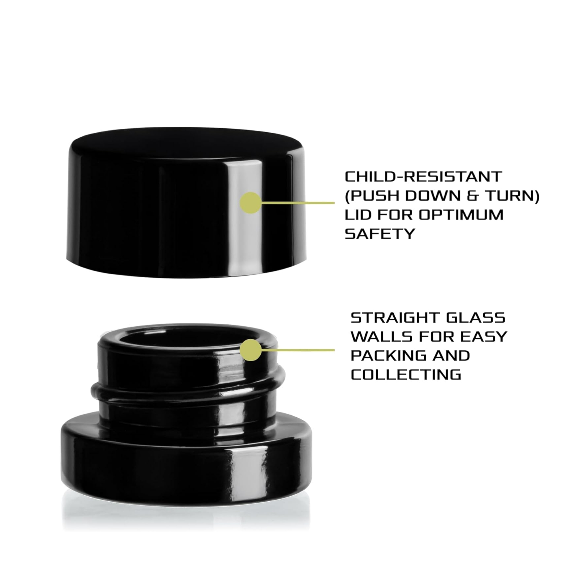Bocaux en verre noir épais de  - Meal Prep Glass Containers With Lids avis et prix