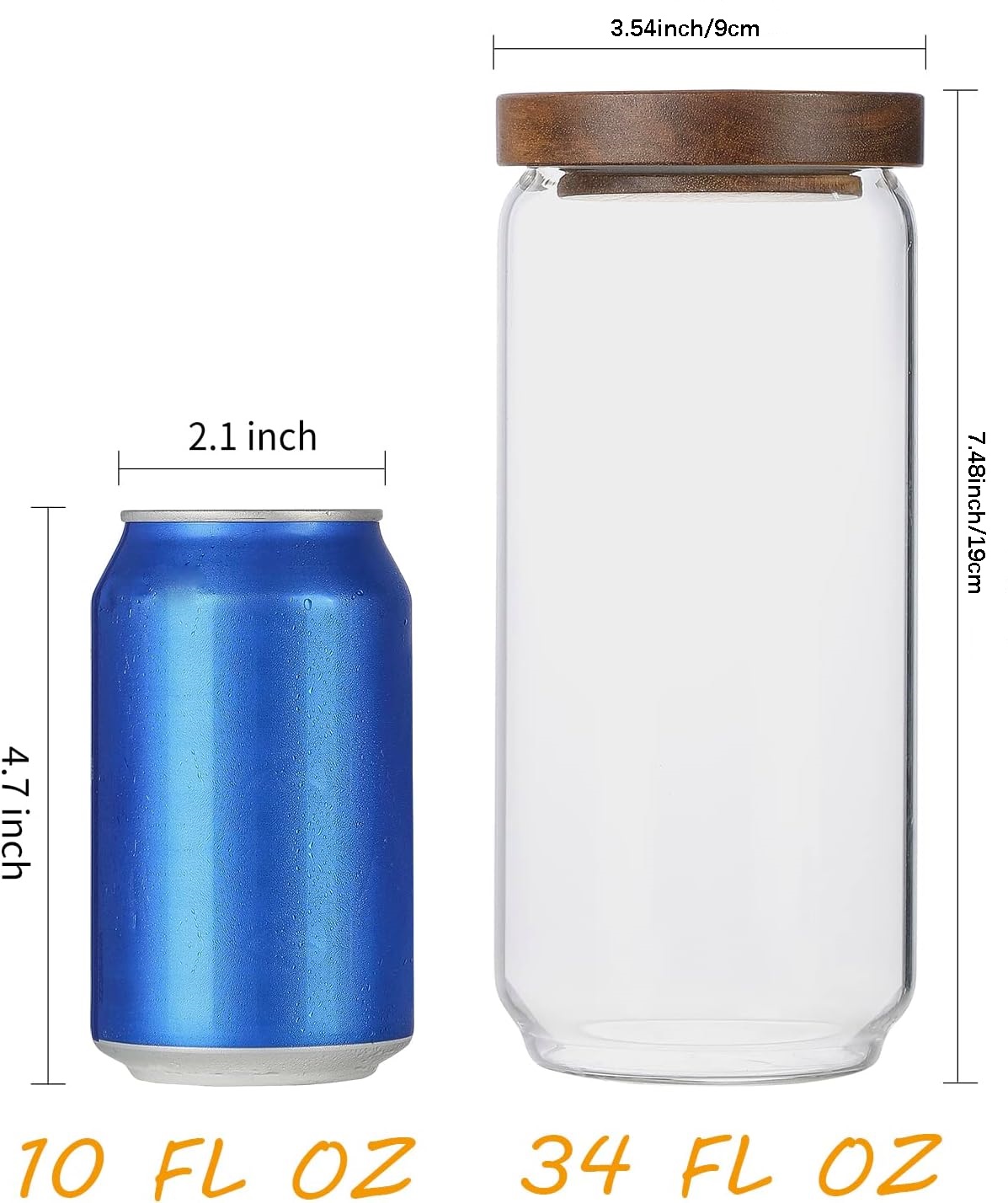 Lot de 4 bocaux en verre de 34 - Meal Prep Glass Containers With Lids avis et prix